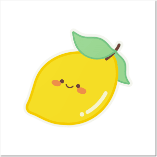 Kawaii Cute Lemon Posters and Art